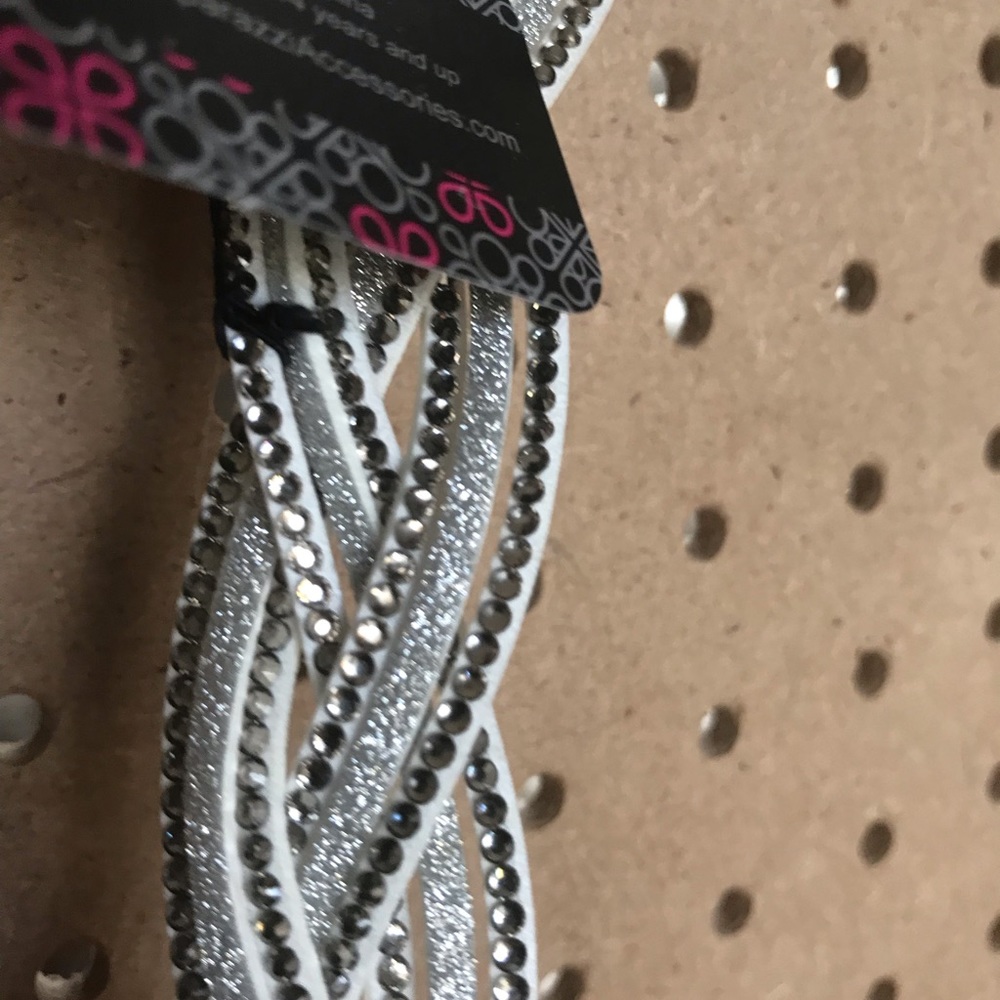 White braided wrap.